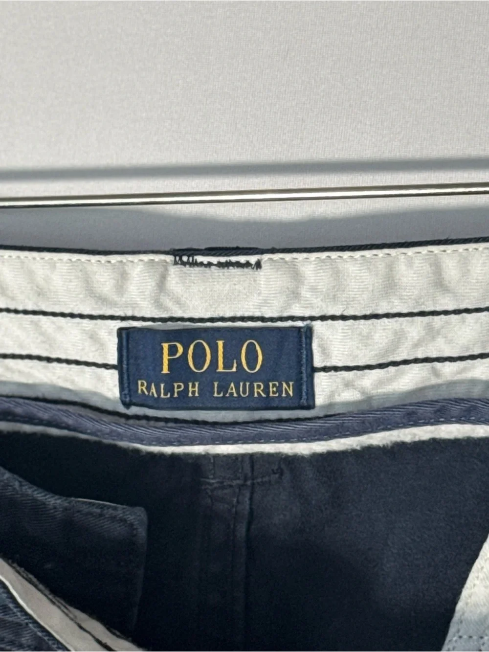 Polo by Ralph Lauren Dark Navy Cargo Shorts 40T 23” Long Baggy Reinforced Hem